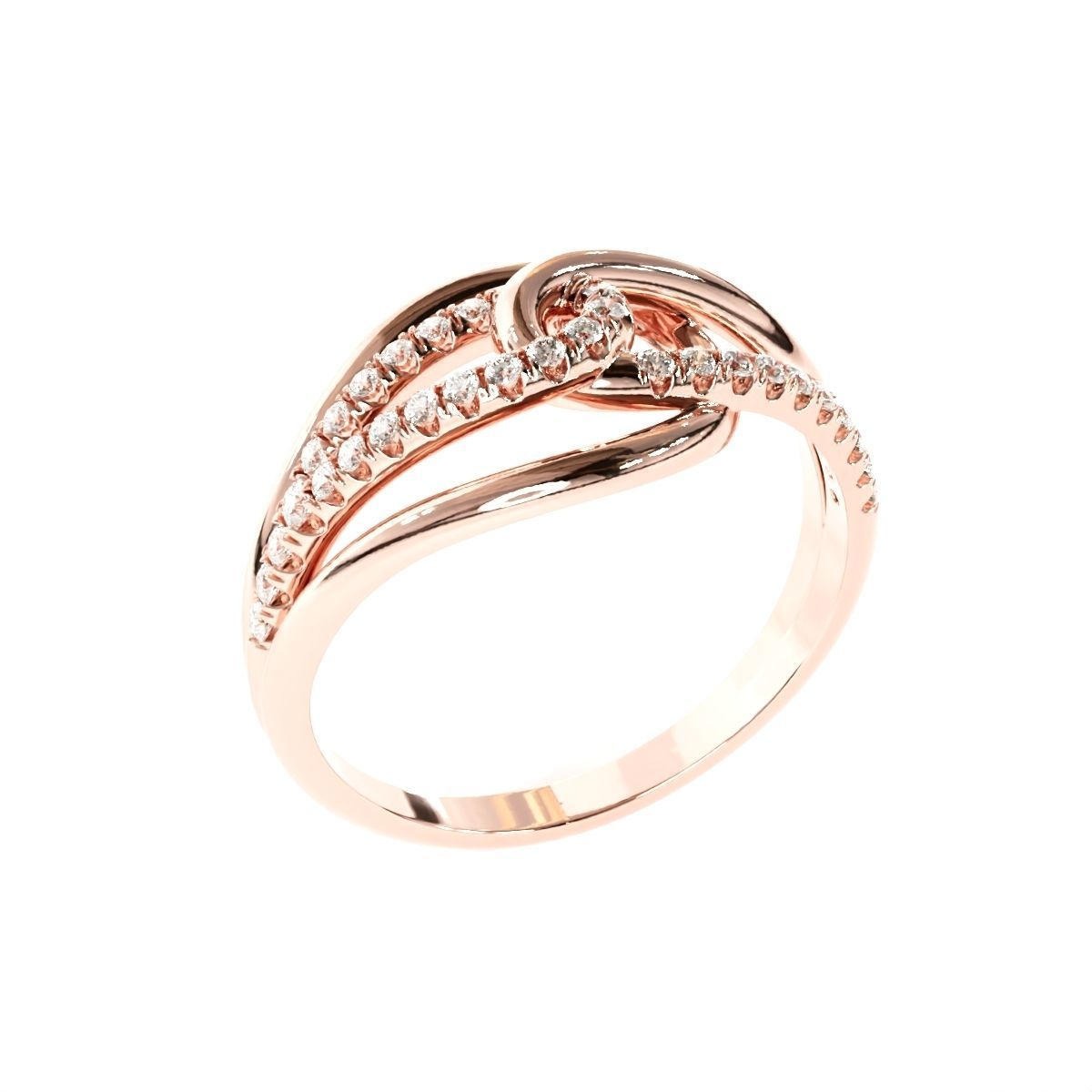 Luxury fancy ring 3D print model_2