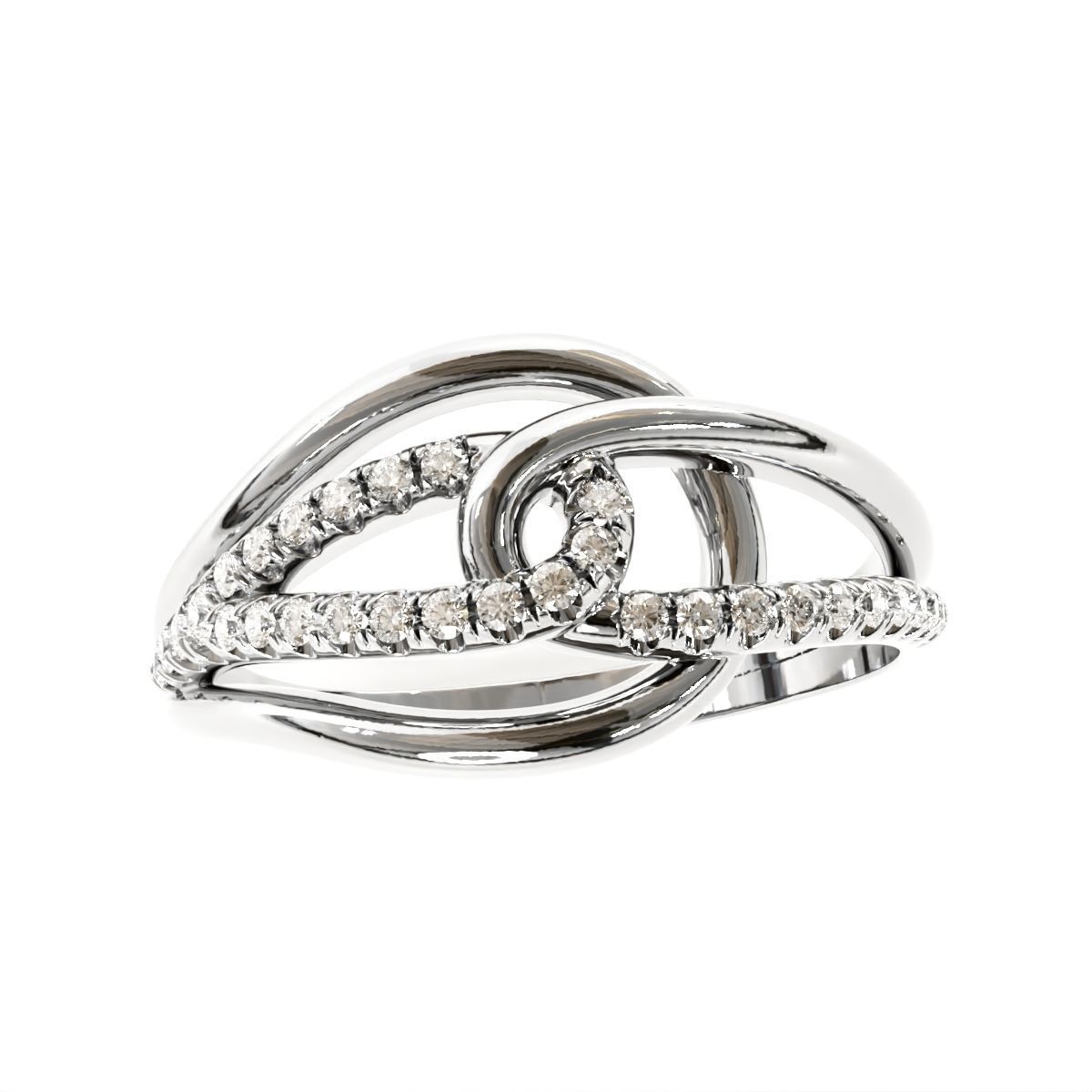 Luxury fancy ring 3D print model_4