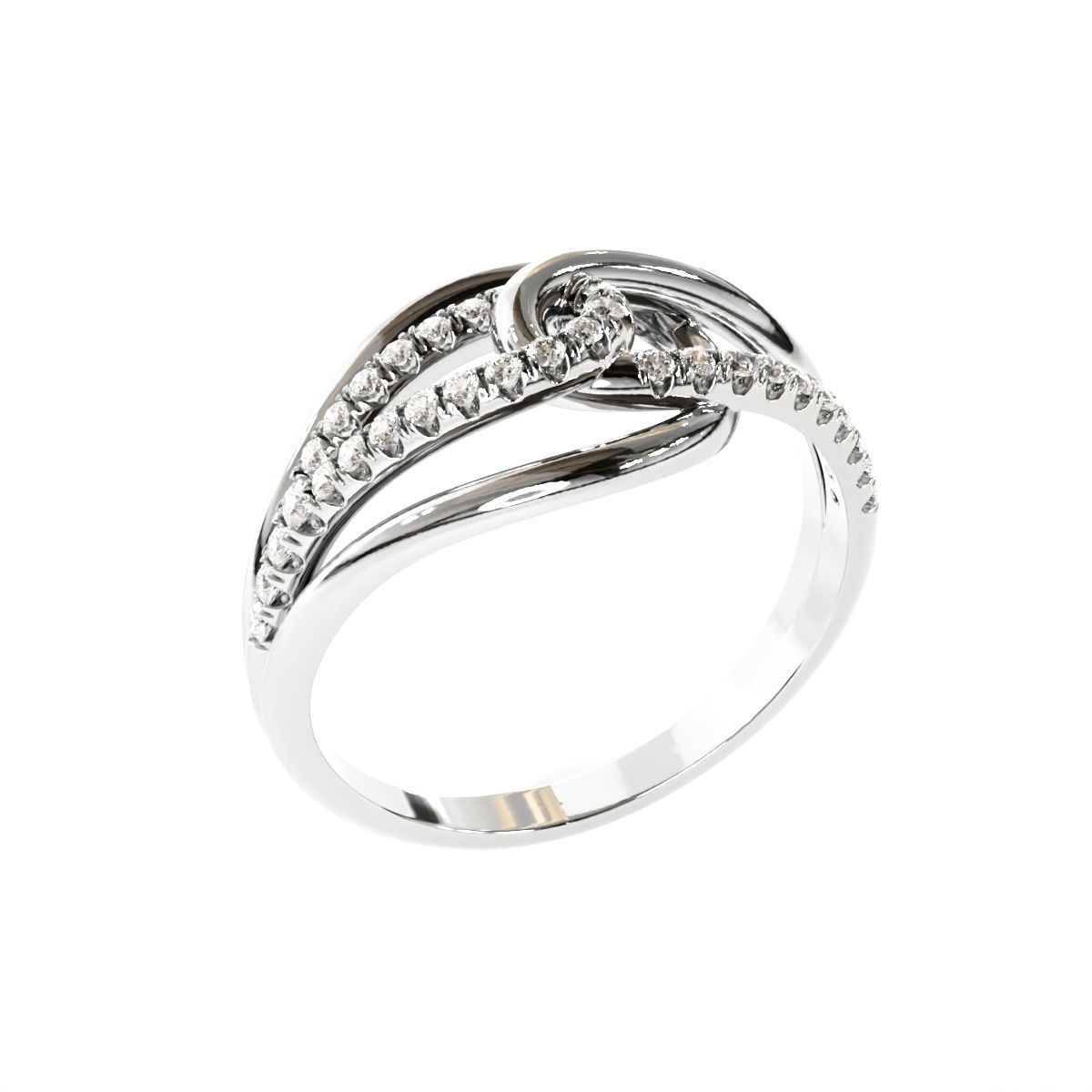 Luxury fancy ring 3D print model_6