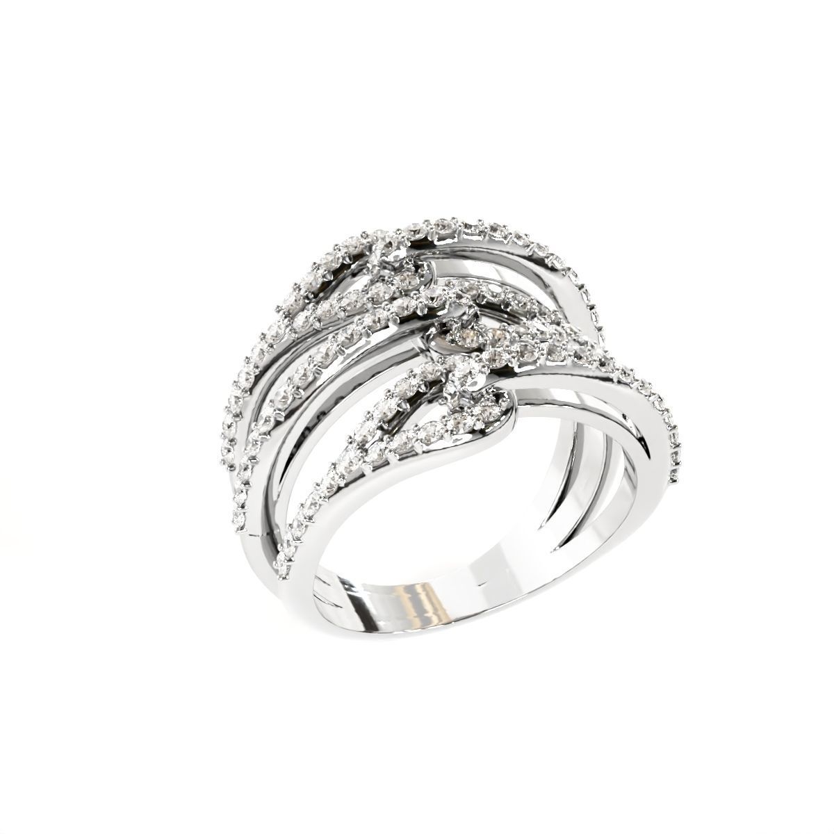 elegant fancy ring 3D print model_9