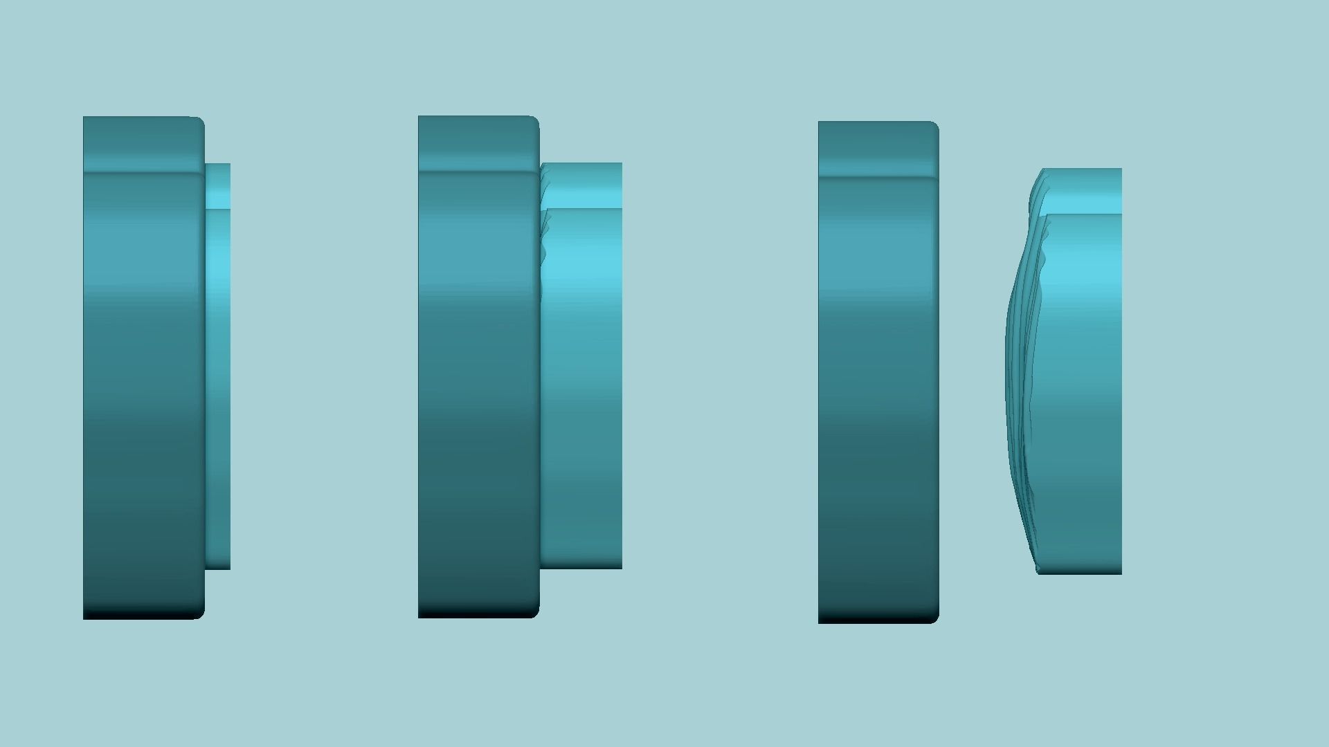 Scratched Daisy Petal - Molding Arrangement EVA Foam Craft 3D print model_12