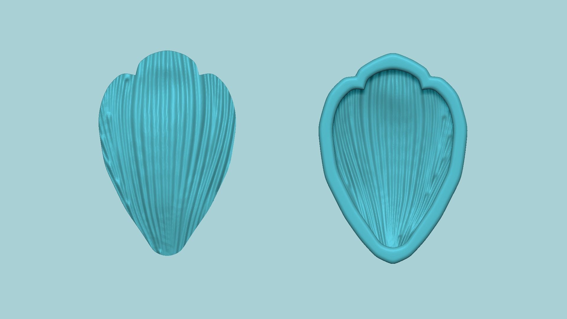 Scratched Daisy Petal - Molding Arrangement EVA Foam Craft 3D print model_1