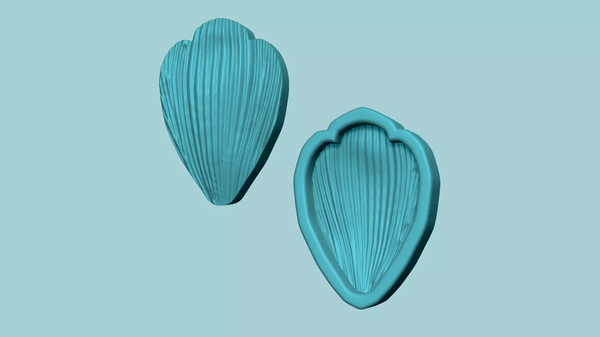 Scratched Daisy Petal - Molding Arrangement EVA Foam Craft 3D print model_0