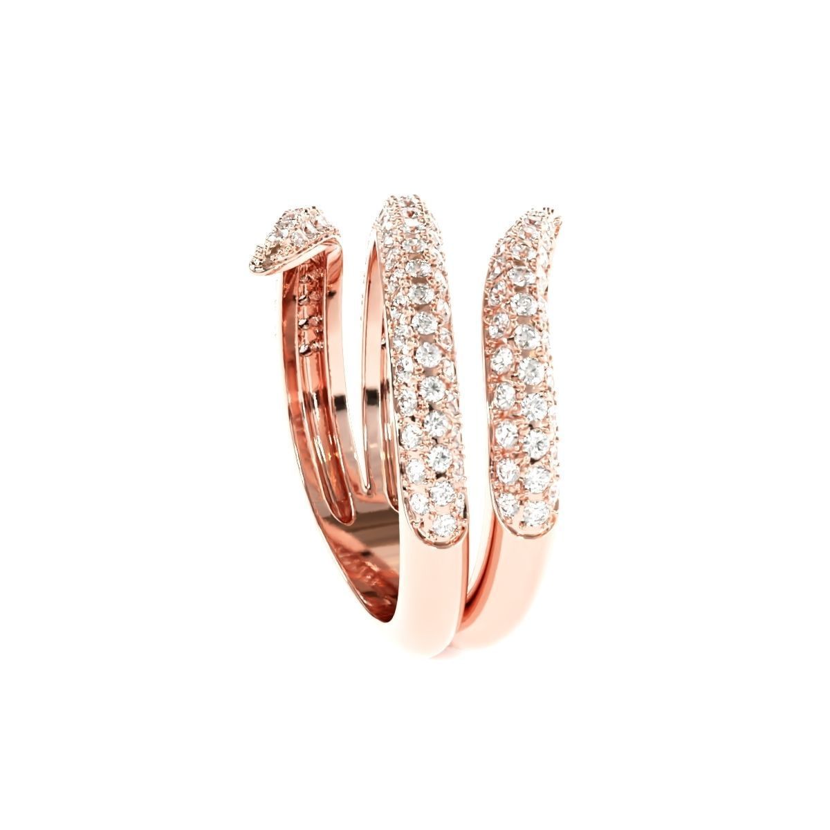 Fancy ring 3D print model_5