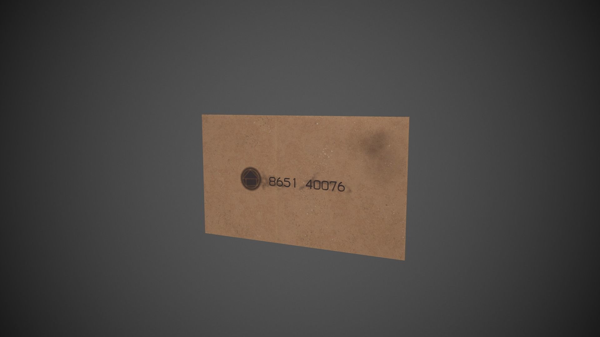 Squid Game Invitation Card Low-poly 3D model_4