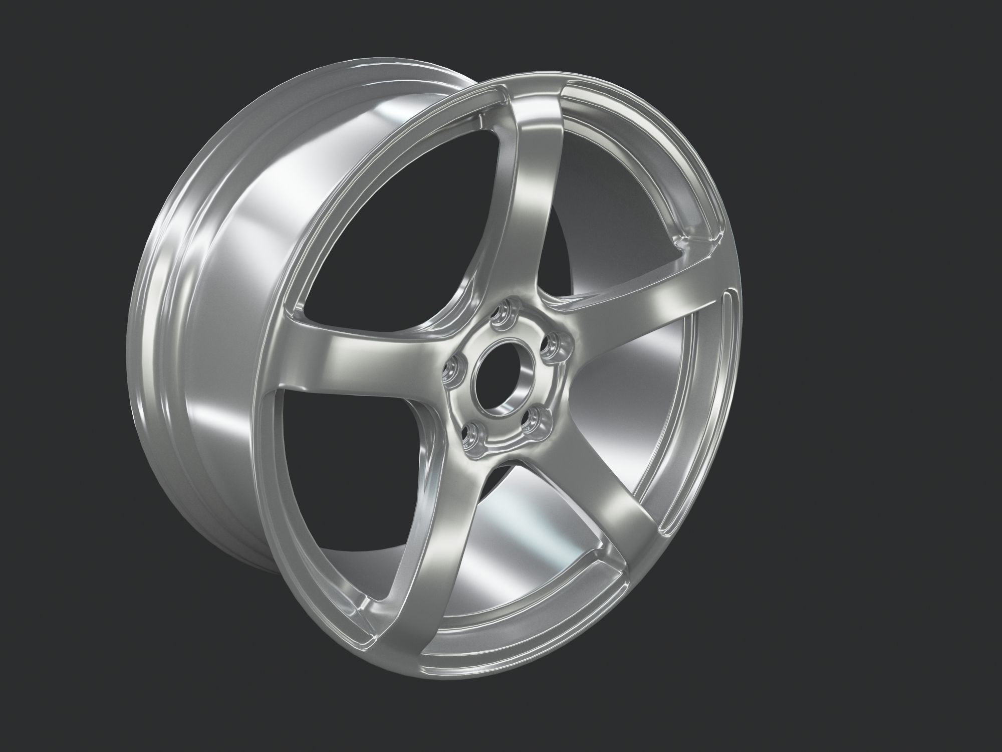 Enkei KOJIN Low-poly 3D model_8