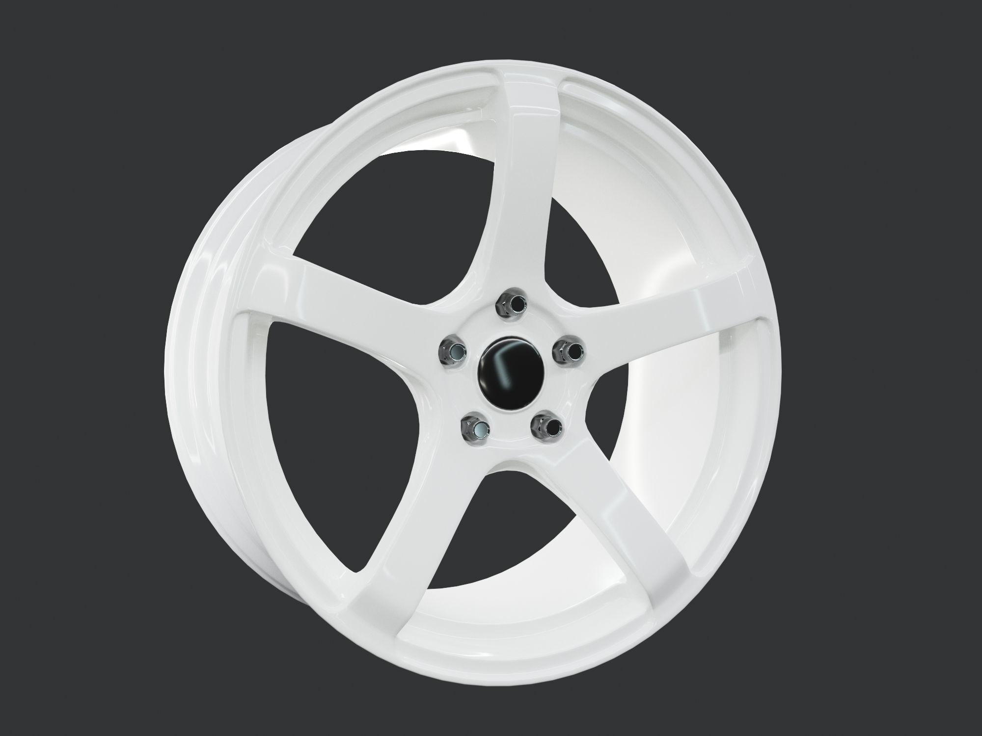 Enkei KOJIN Low-poly 3D model_12