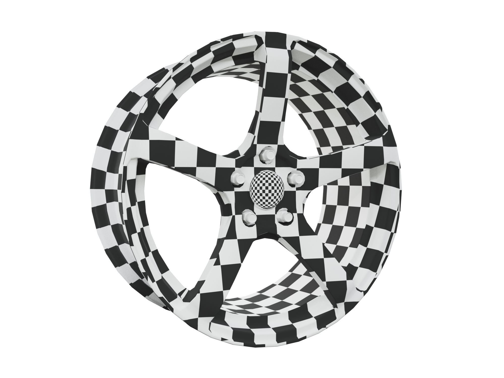 Enkei KOJIN Low-poly 3D model_14