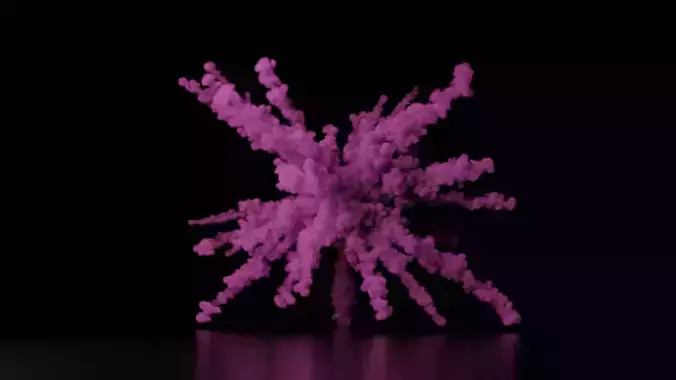 Color-Explosion explosion 3D model