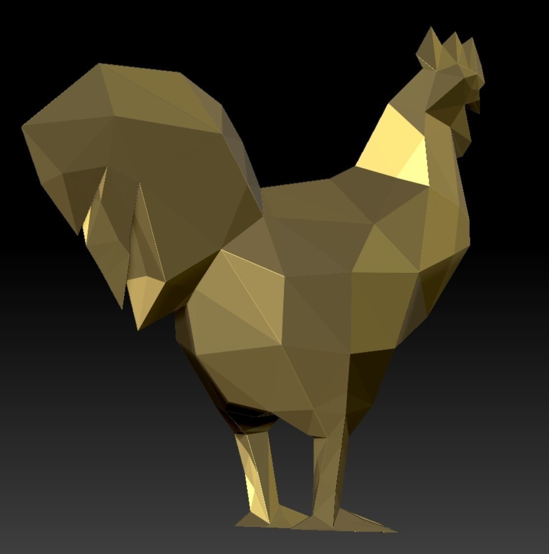rooster chicken 3D print model_7