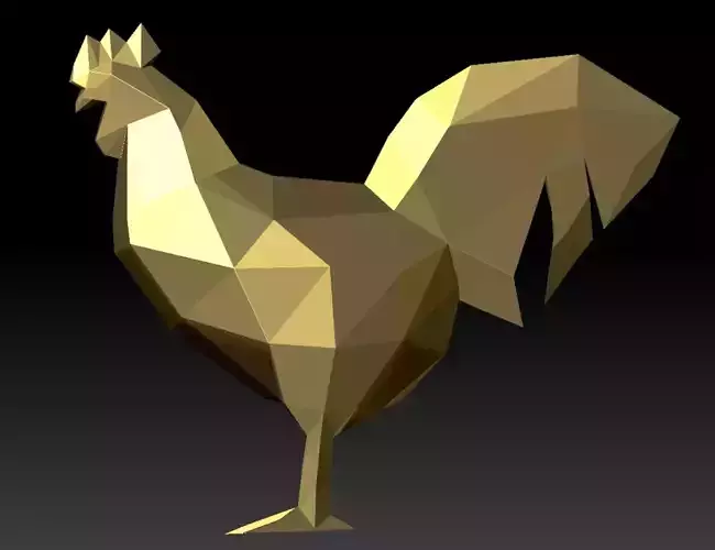rooster chicken 3D print model
