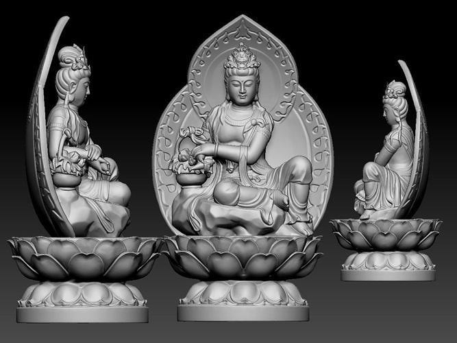 BUDDHISM buddha statue 3D model