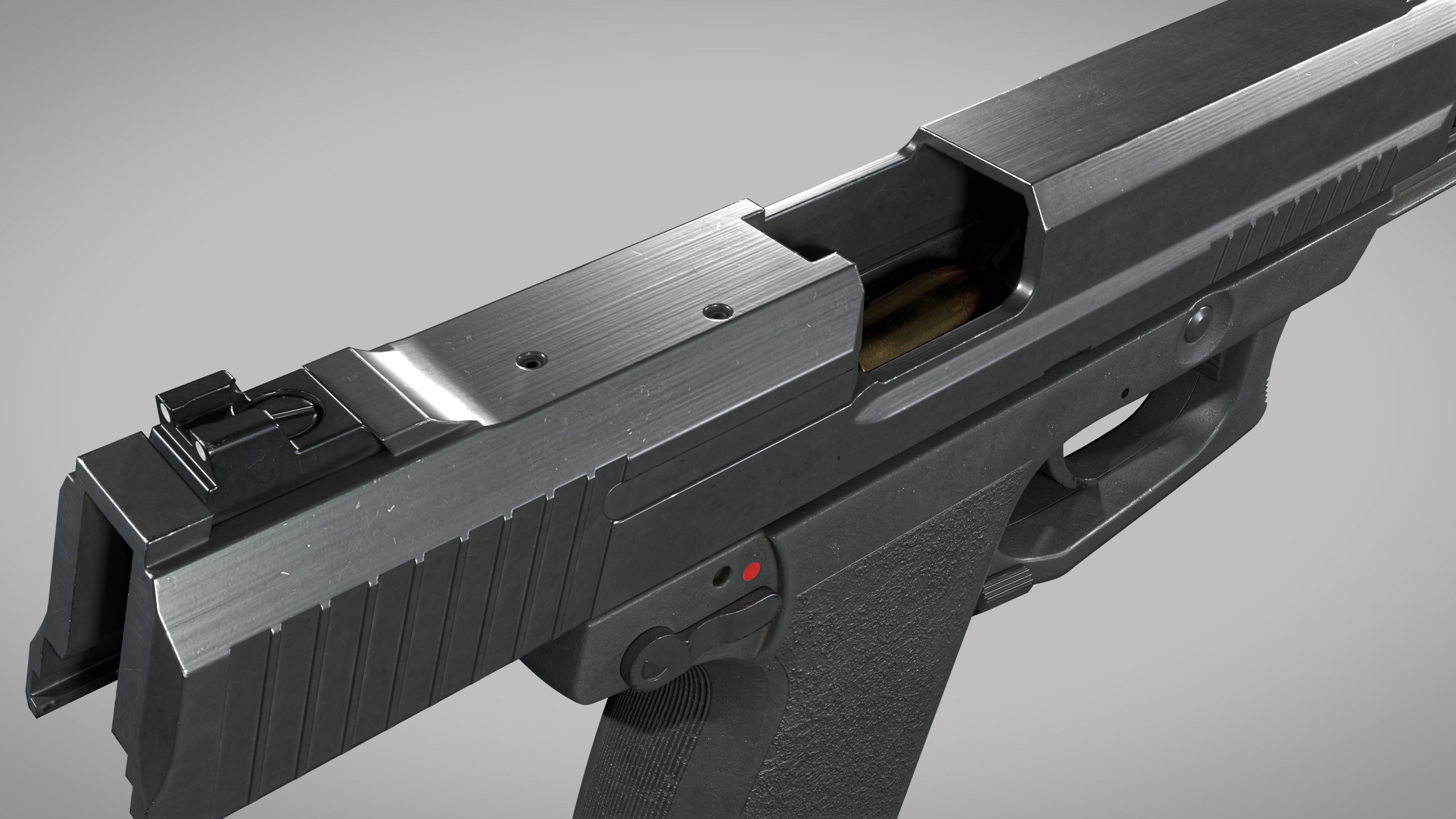 Heckler Koch MK23 Phase 1 OHWS Low-poly 3D model_15