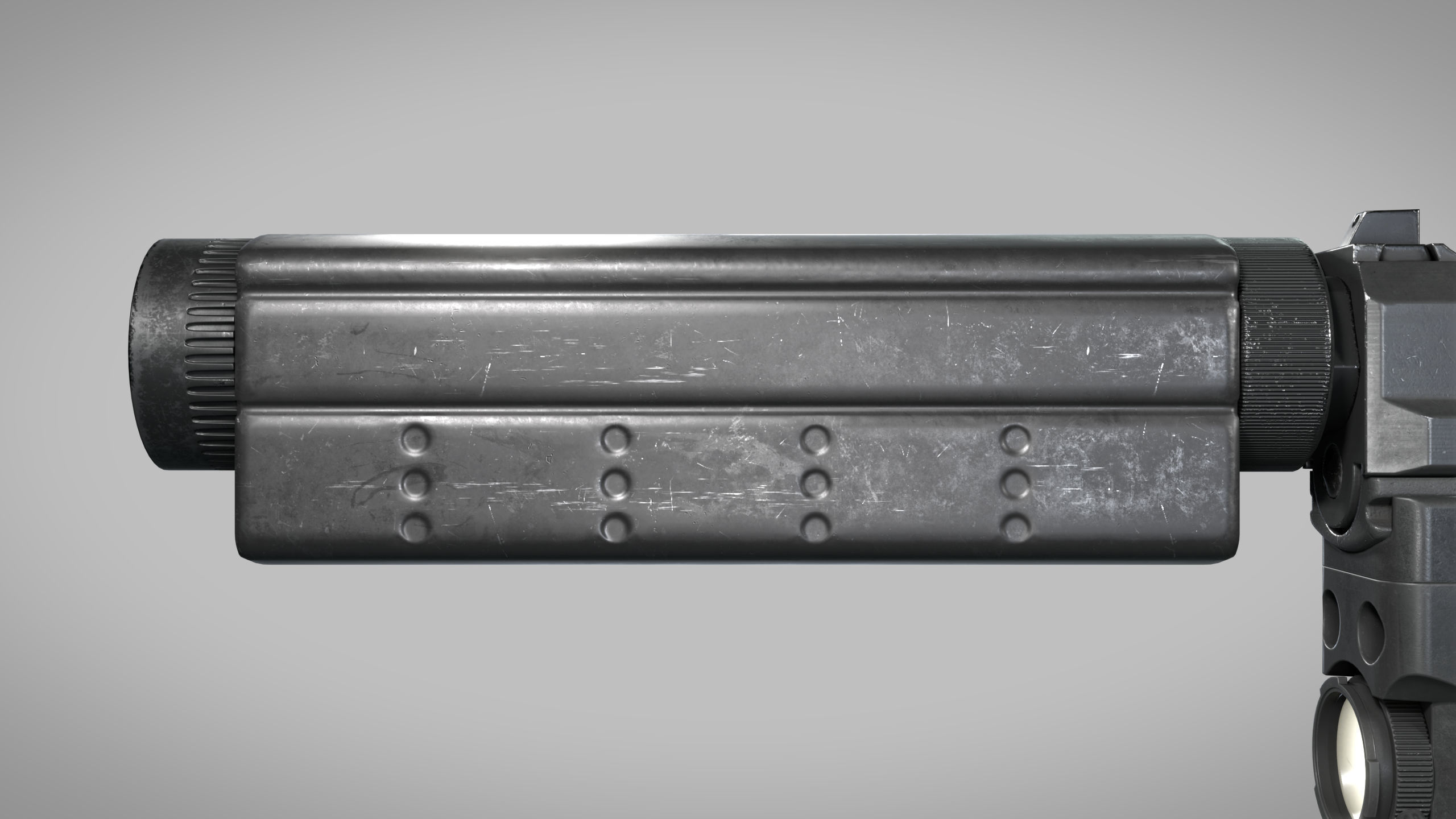 Heckler Koch MK23 Phase 1 OHWS Low-poly 3D model_8