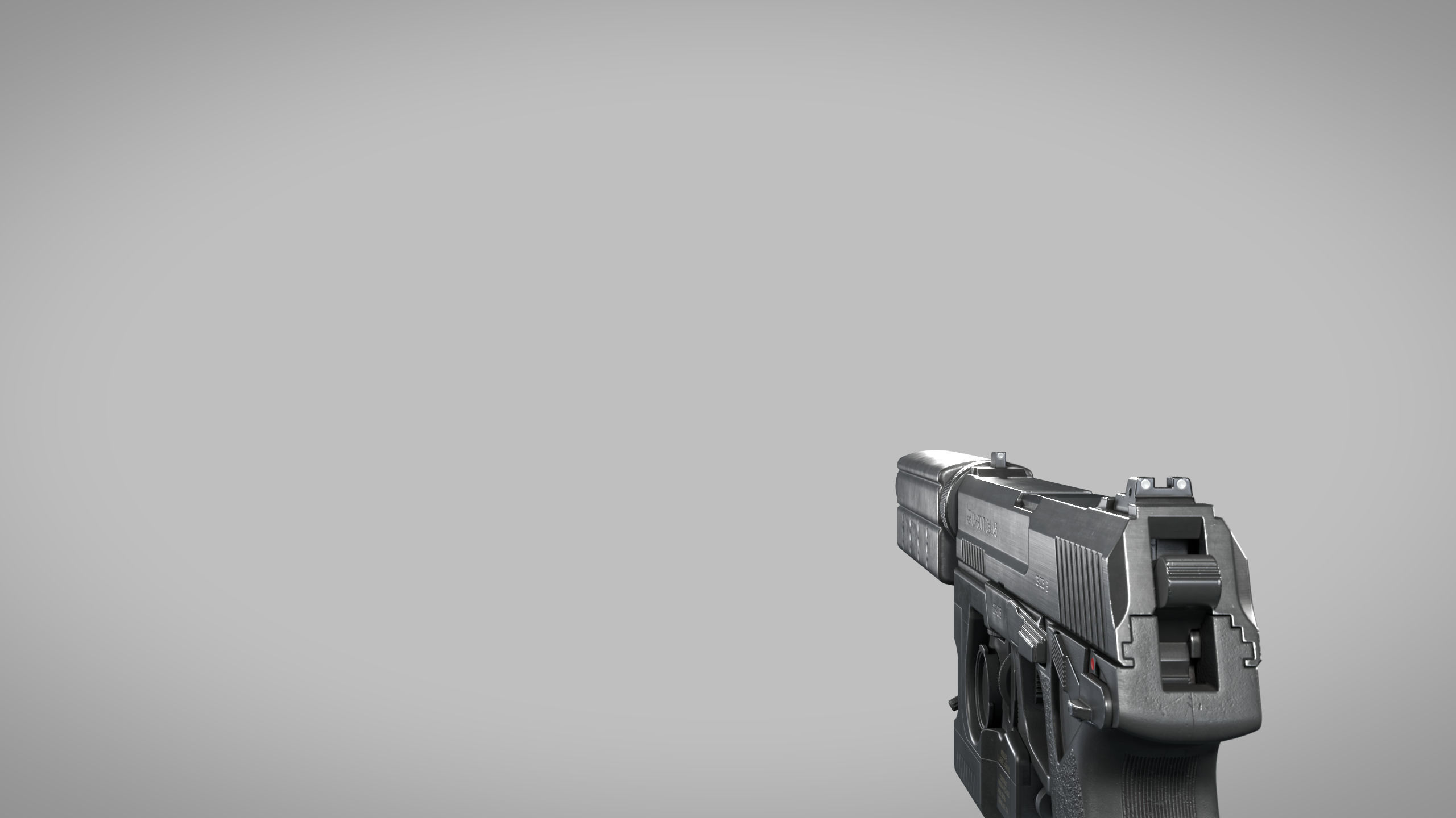 Heckler Koch MK23 Phase 1 OHWS Low-poly 3D model_17