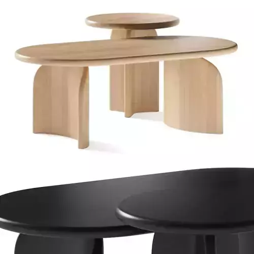 Lulu and Georgia Ada Oval Side Coffee Table