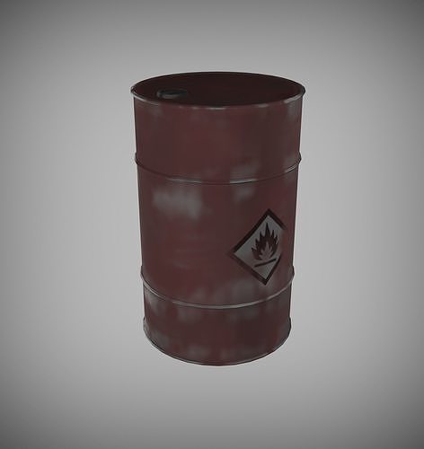 barrel Free low-poly 3D model