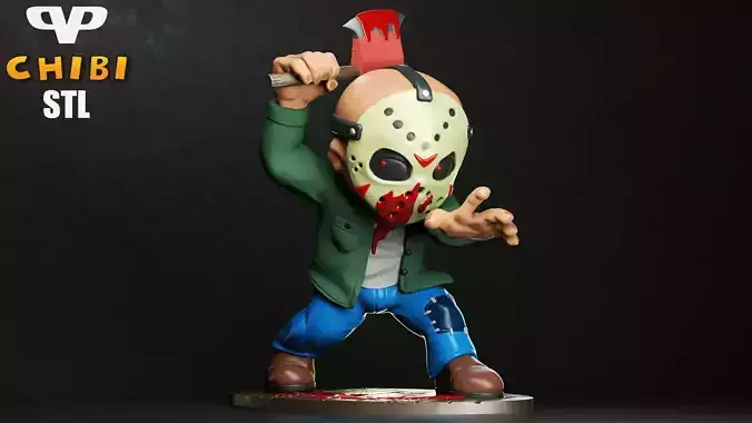 Jason Voorhees Chibi for 3D Printing STL
