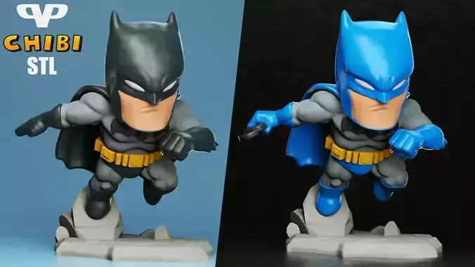 Batman Chibi for 3D Printing STL