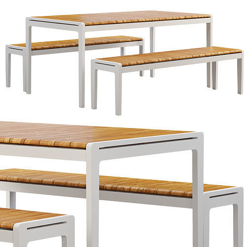 Joybird Manhattan Outdoor Dining 3D model