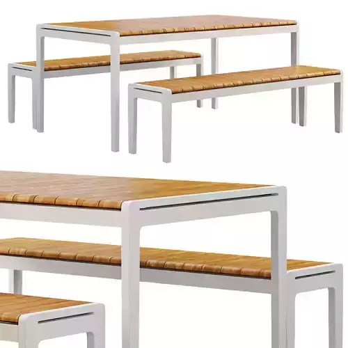 Joybird Manhattan Outdoor Dining 3D model