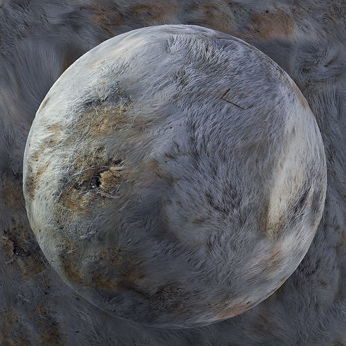 PBR Reindeer Fur 10 - 8K Seamless Texture