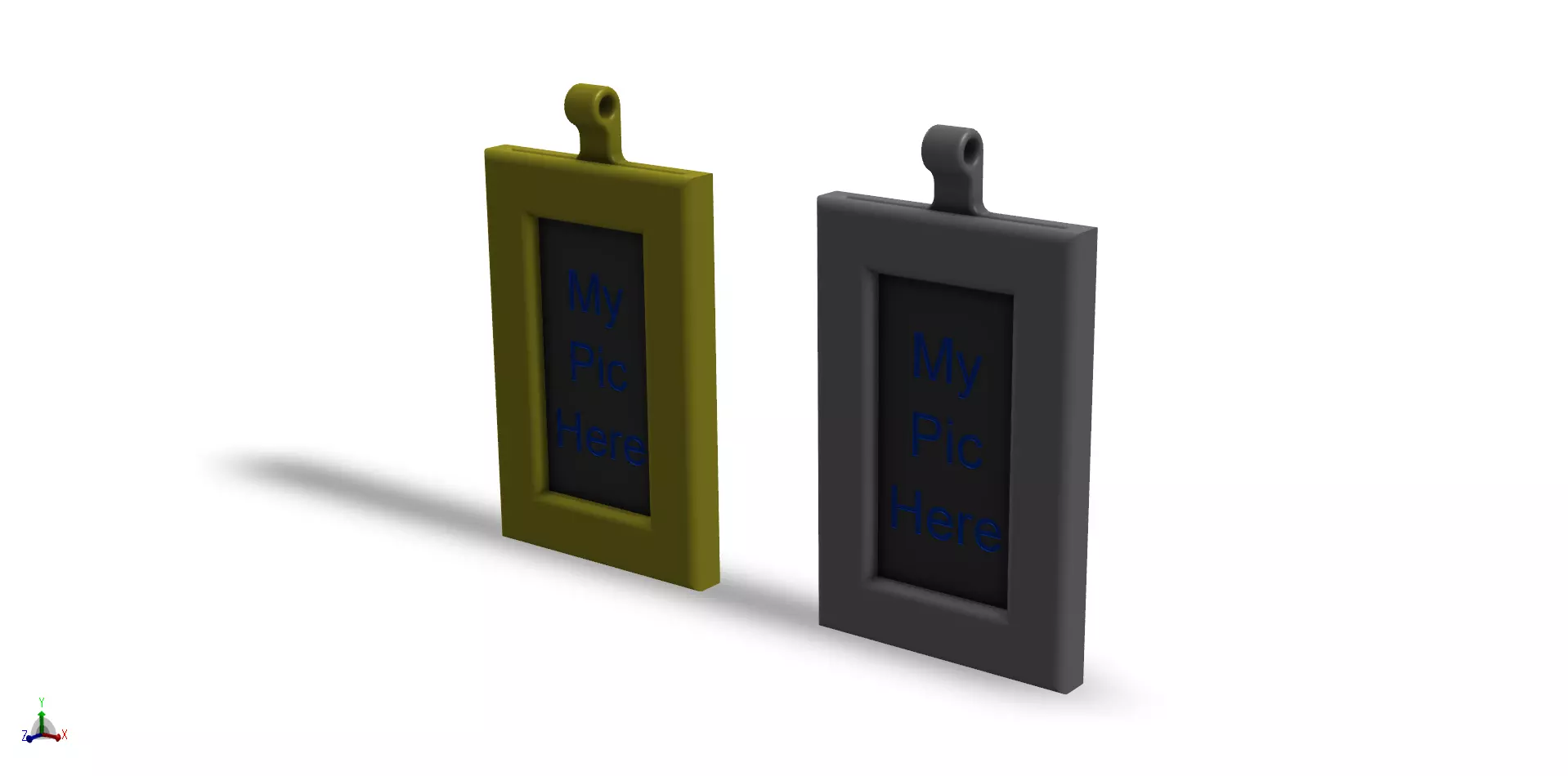 Picture Frame Pendant Free 3D print model