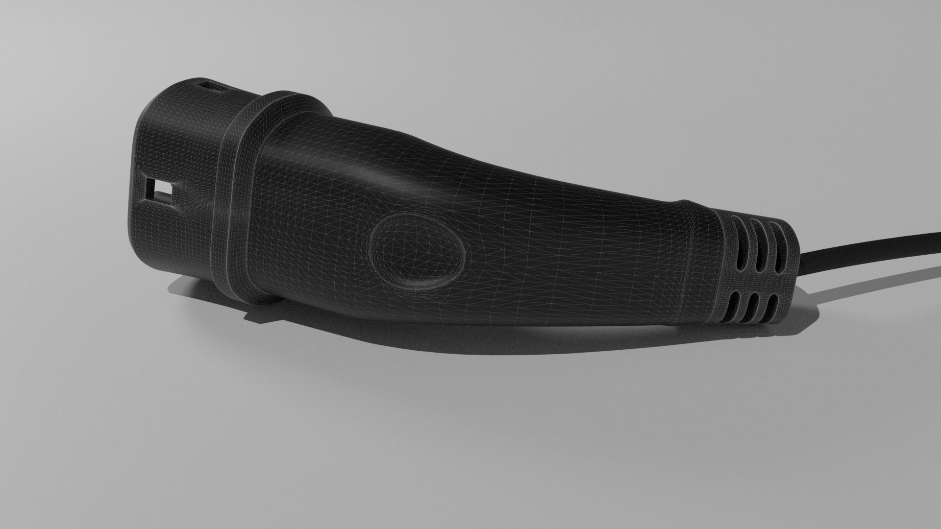 Electric Car Charger 3D model_4