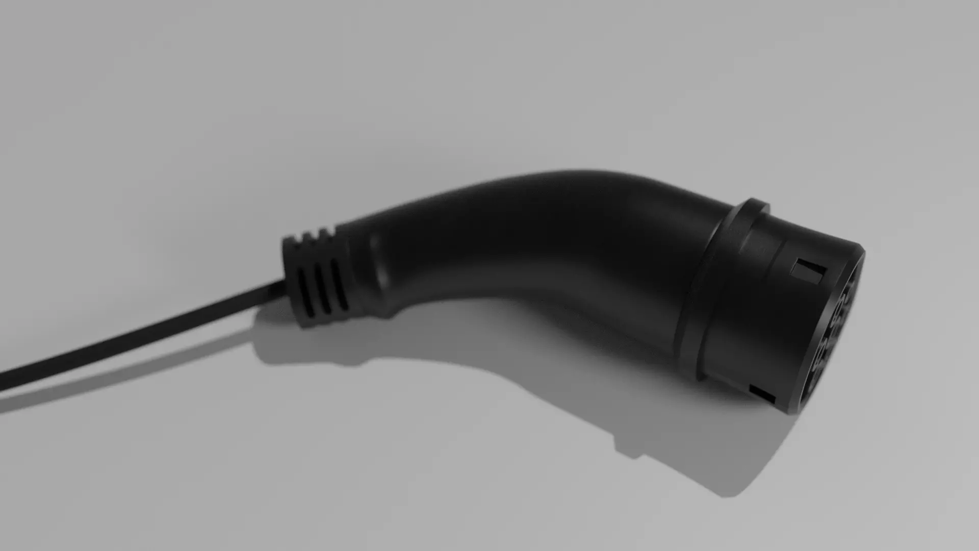 Electric Car Charger 3D model_0