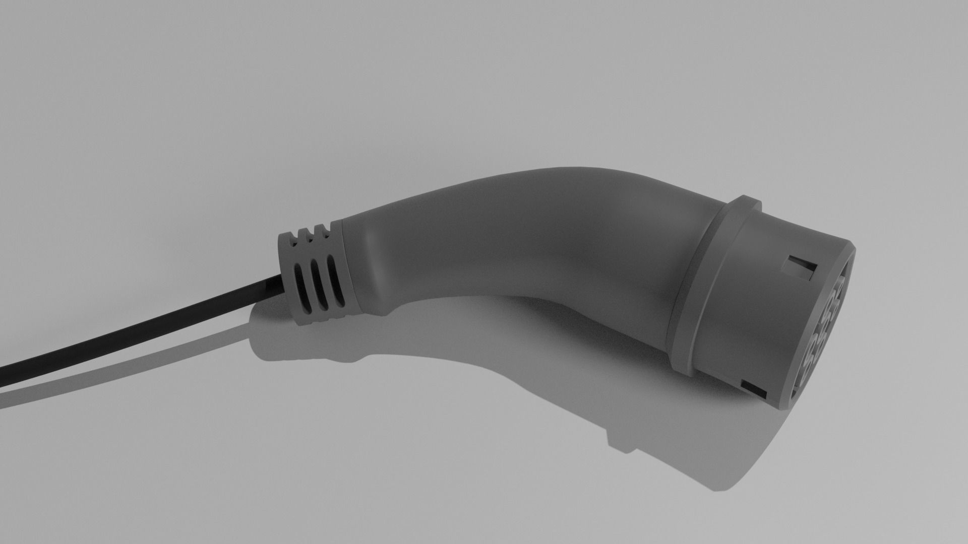 Electric Car Charger 3D model_7