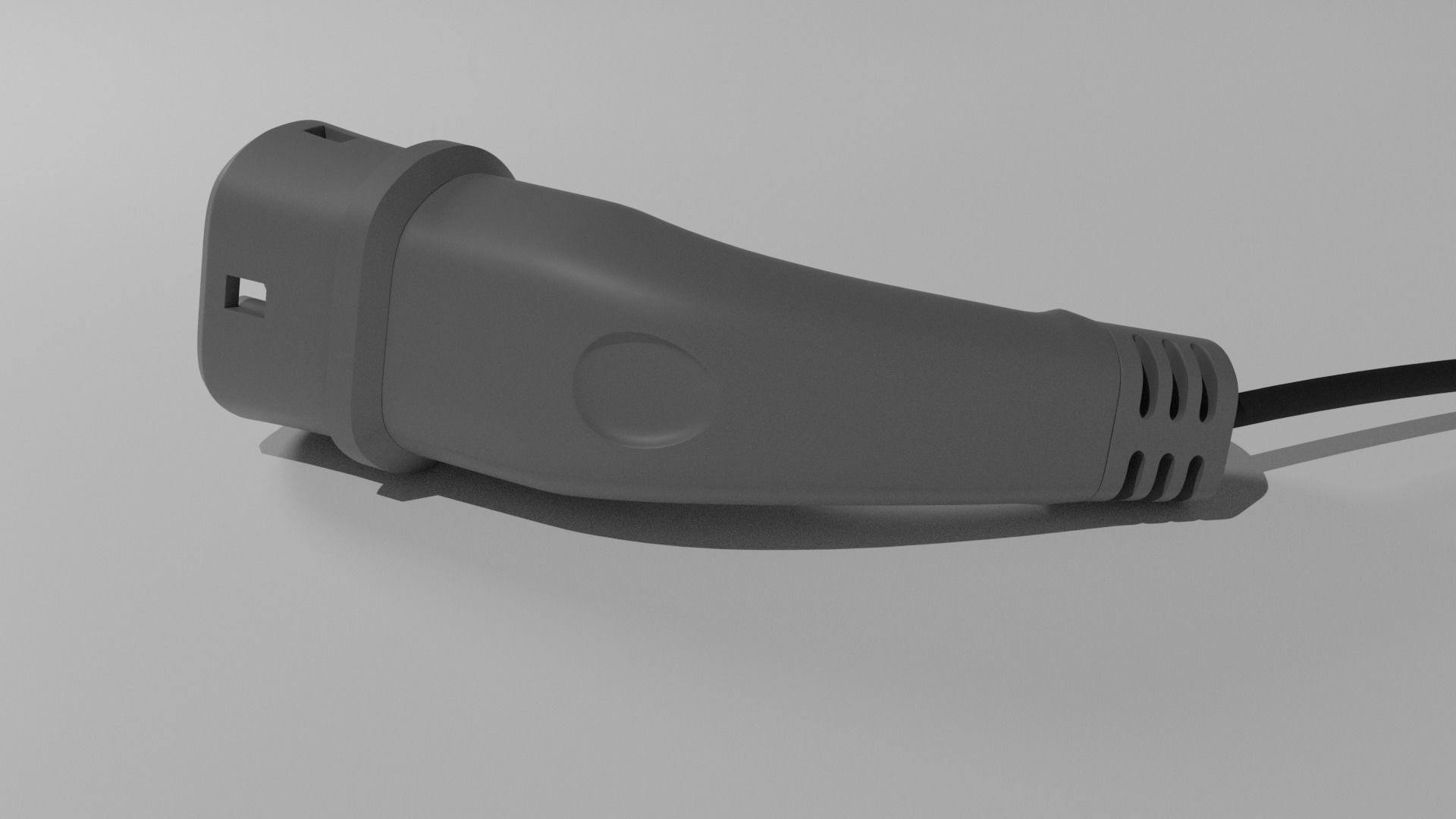 Electric Car Charger 3D model_3