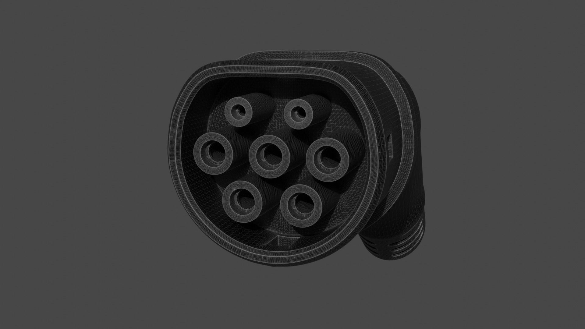 Electric Car Charger 3D model_17