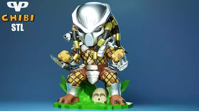 Predator Chibi for 3D Printing STL