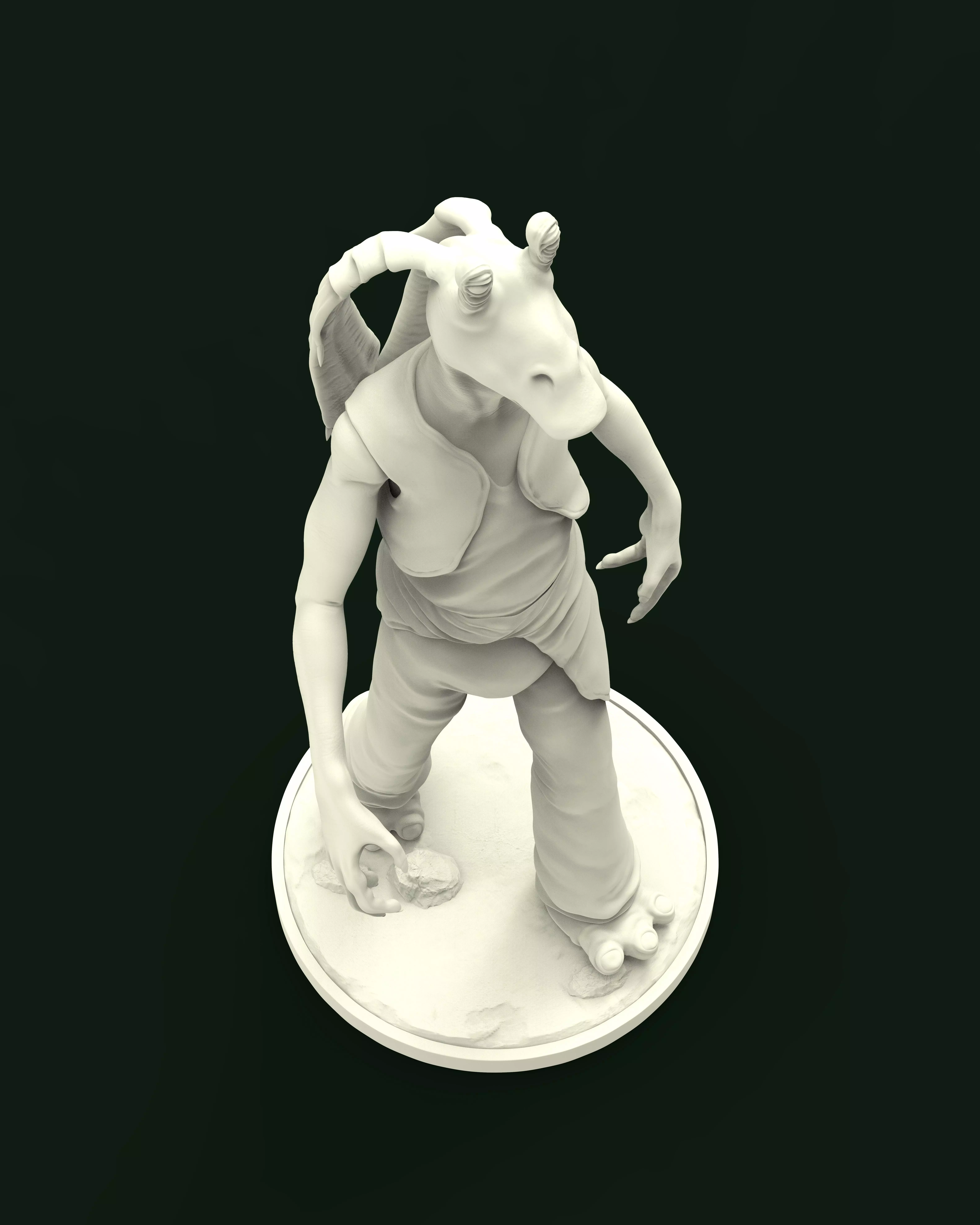 JAJAR BINKS STAR WARS 3D print model_0