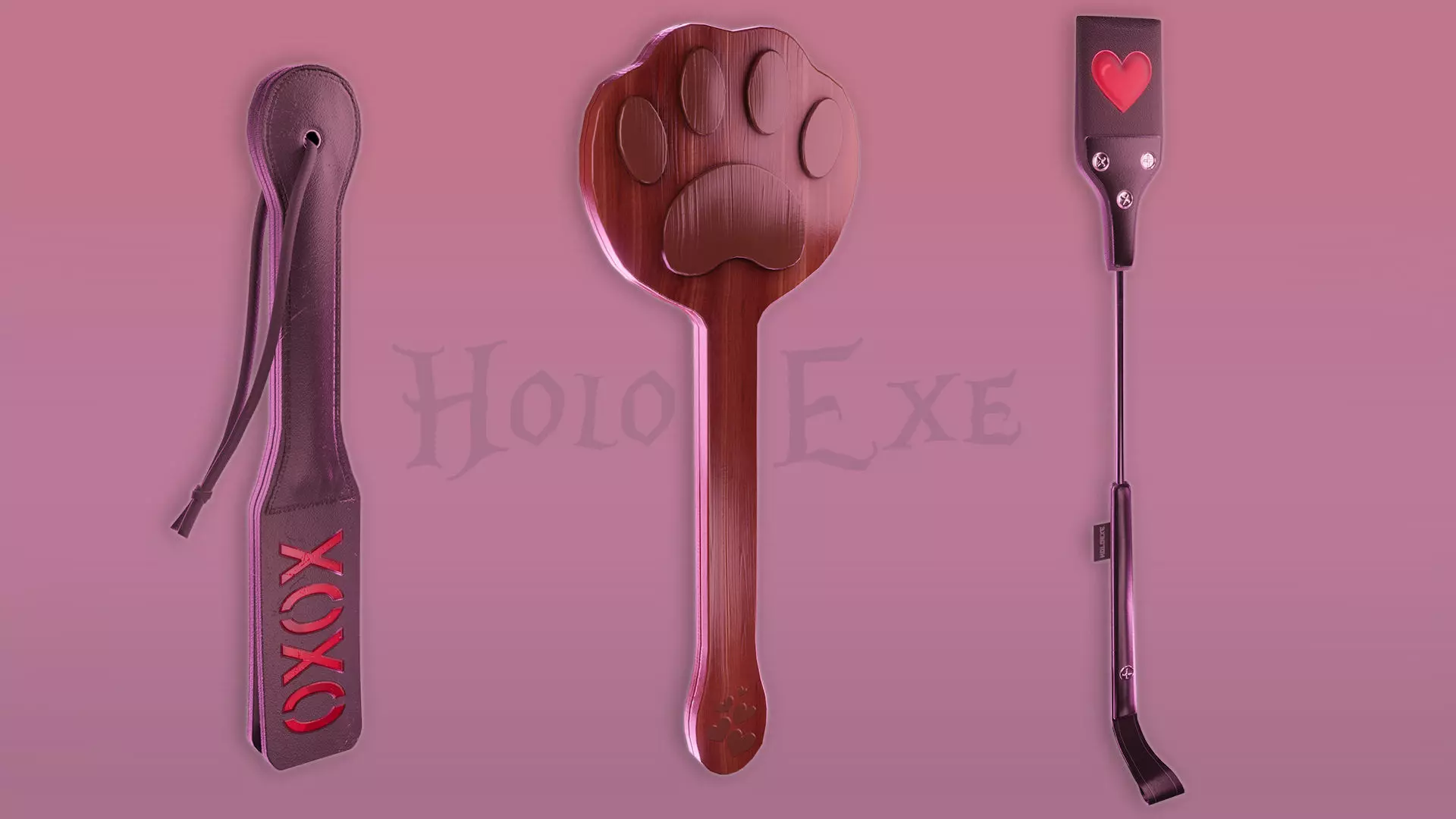 Whip Pack 2 Low-poly 3D model_0