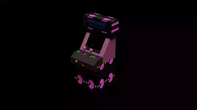 ARCADE 3D WITH RENDER 3D model