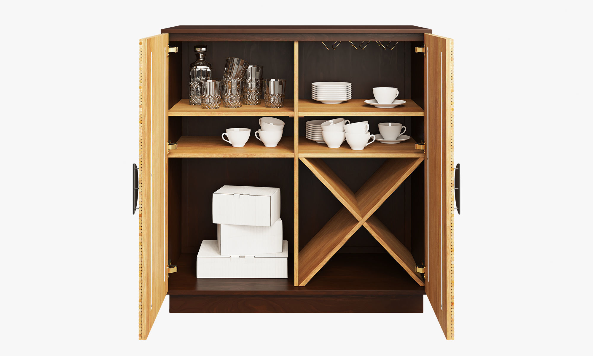 Joybird Rosetta Bar Cabinet 3D model_2