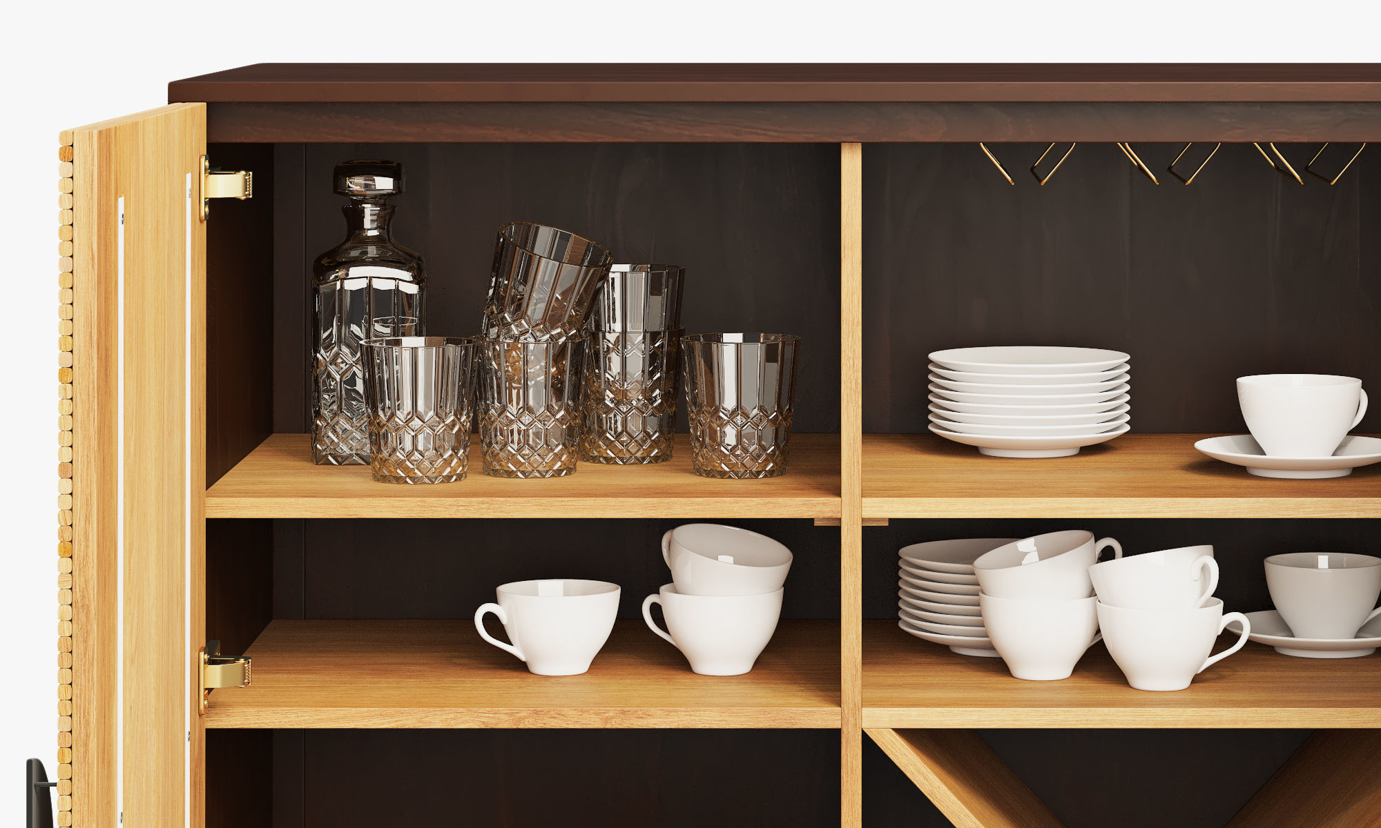 Joybird Rosetta Bar Cabinet 3D model_3