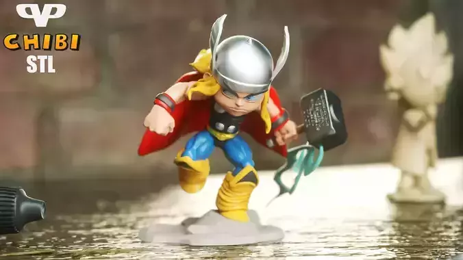 Thor Chibi for 3D Printing STL