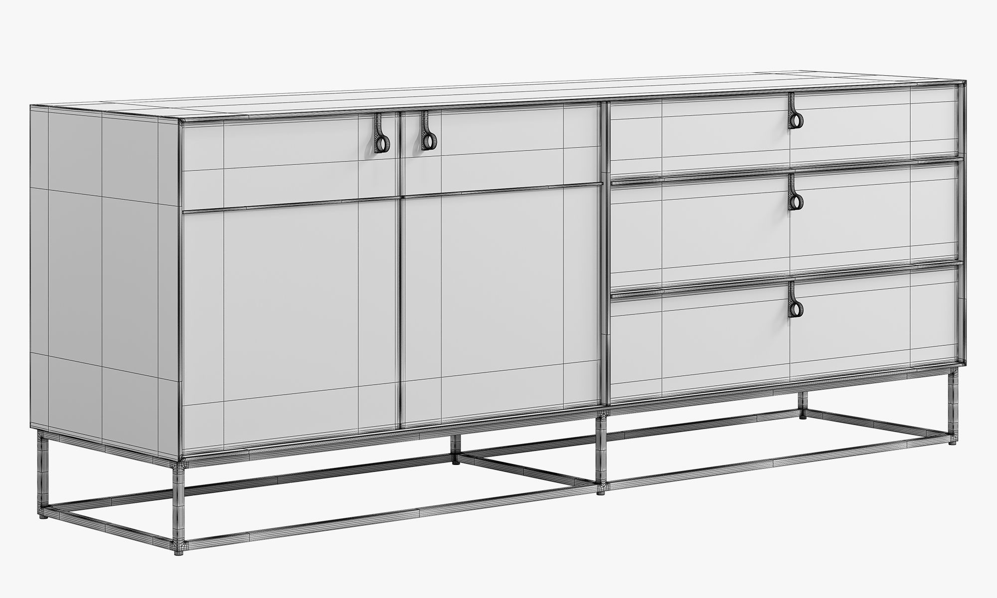 Joybird Soho Console Cabinet 3D model_8