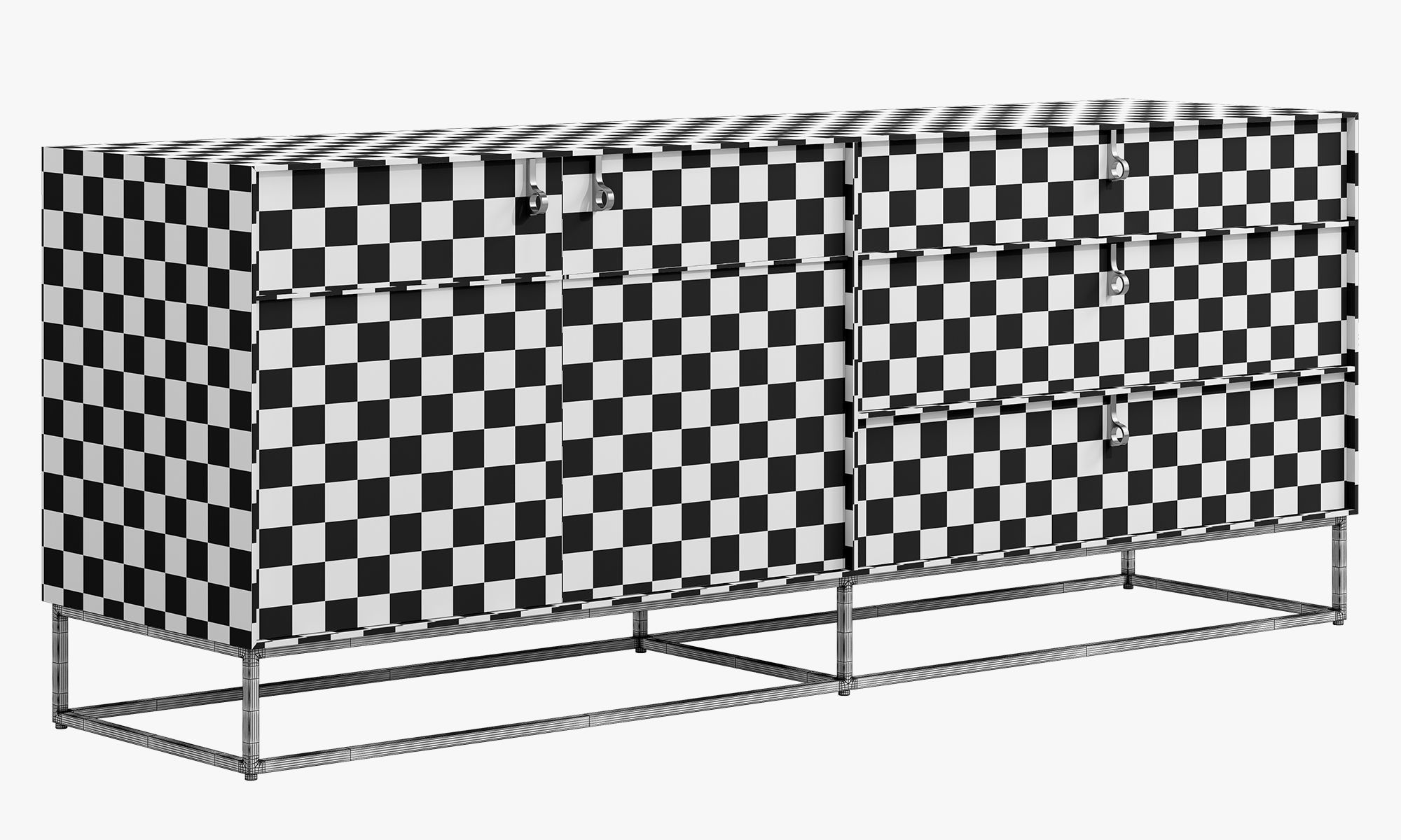 Joybird Soho Console Cabinet 3D model_9