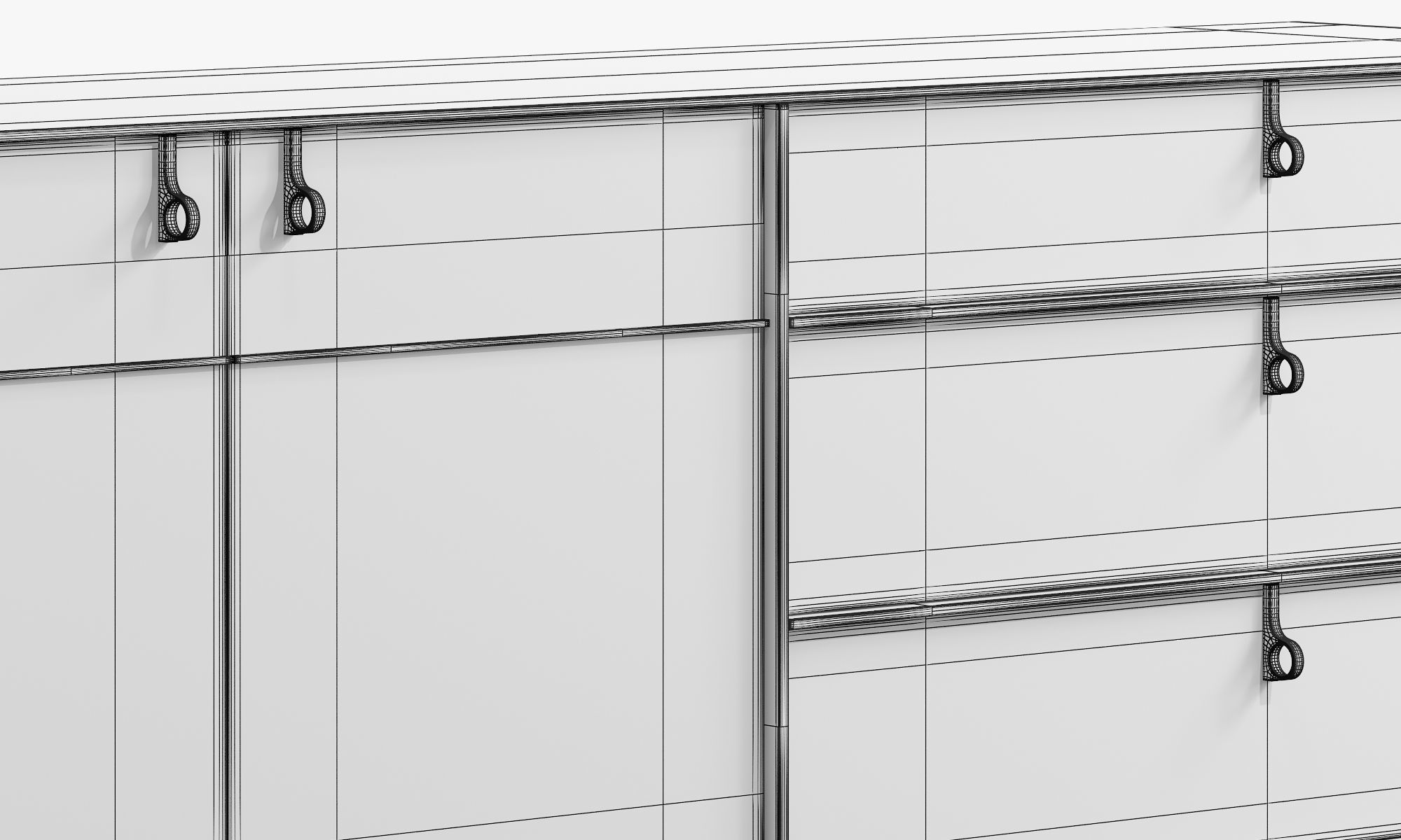 Joybird Soho Console Cabinet 3D model_7