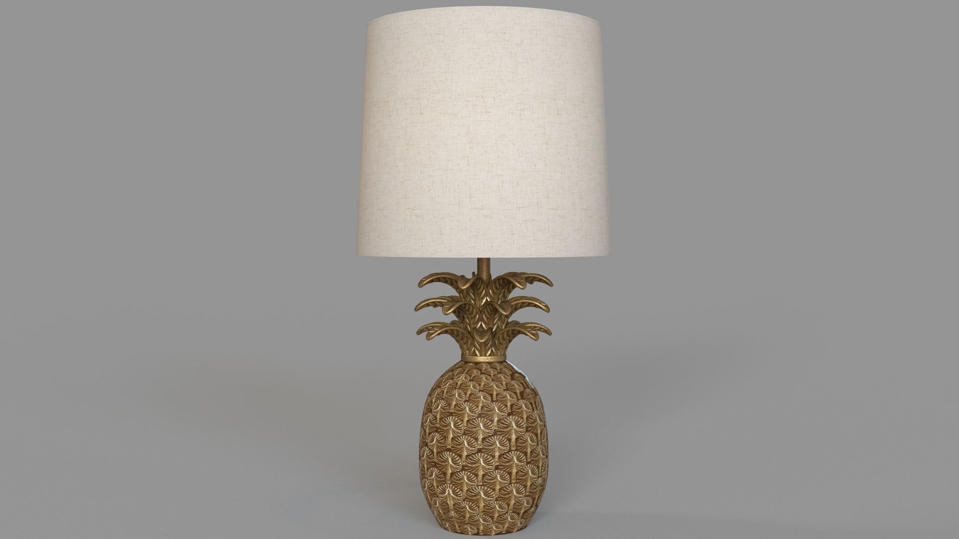 Pineapple Table Lamp 3D model_1