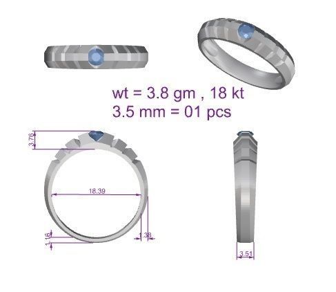 Ring - 1445 3D print model_9