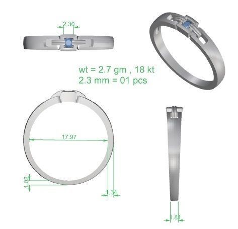 Ring - 241 3D print model_5