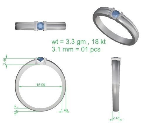 Ring - 231 3D print model_5