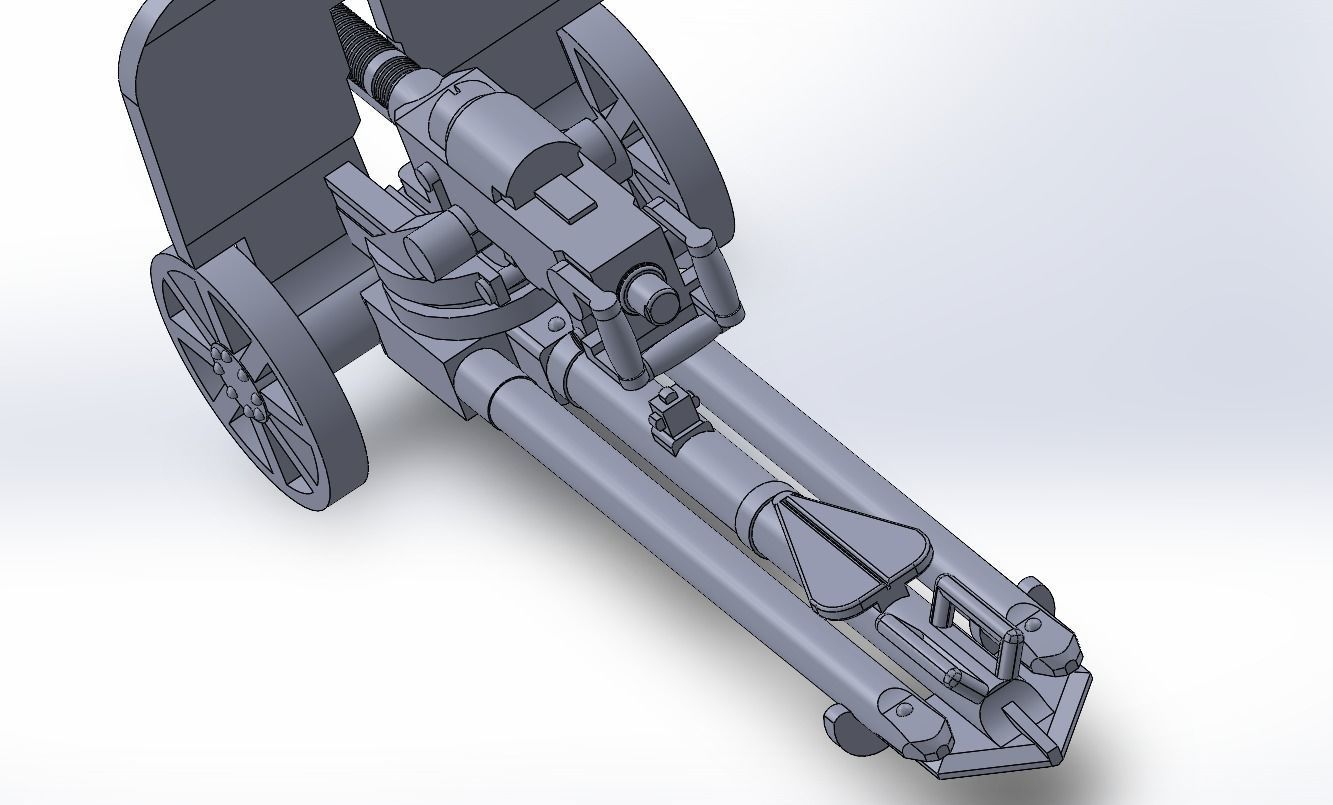 DSHK heavy machine gun 3D print model_1