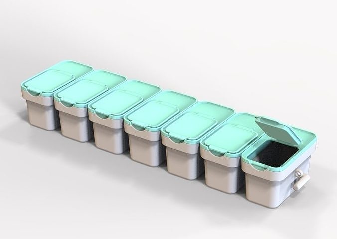7 Days Pill Box 3D print model