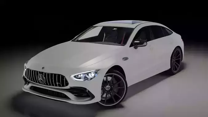 Mercedes AMG GT 53 2018 3D model