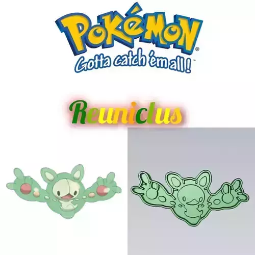 Amazing Pokemon Reuniclus Cookie Cutter Stamp Cake Decorating 
